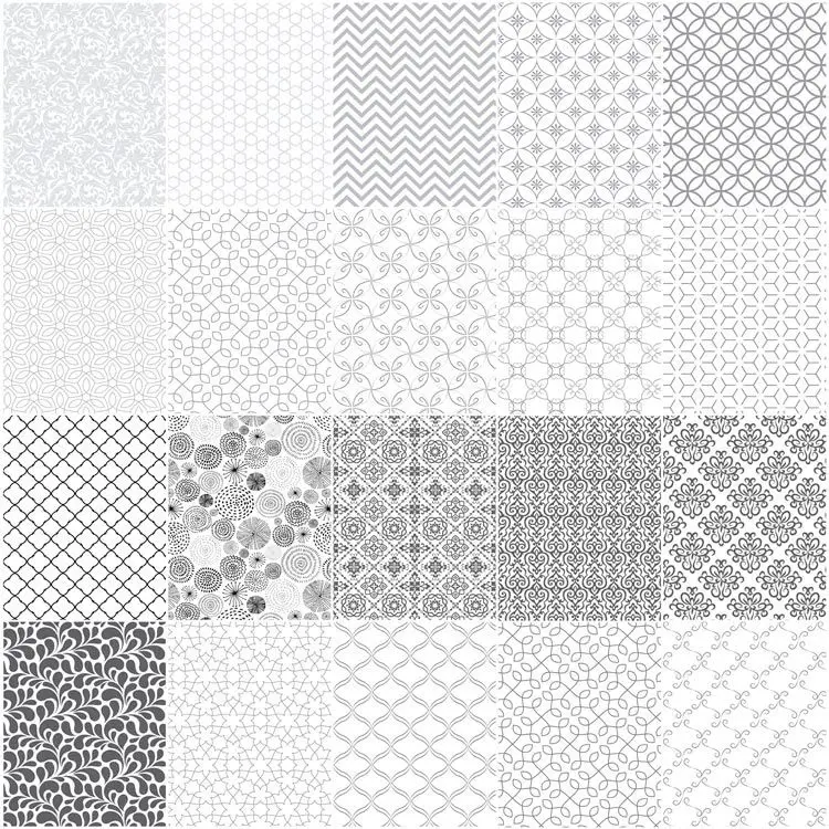 Diseños Pattern Grises